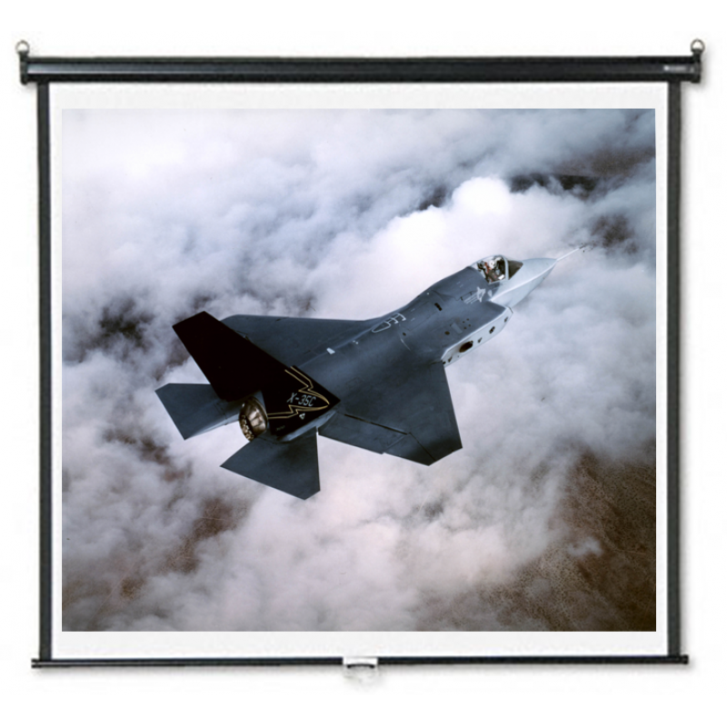 Wall Matte White Screen 84" x 84"
