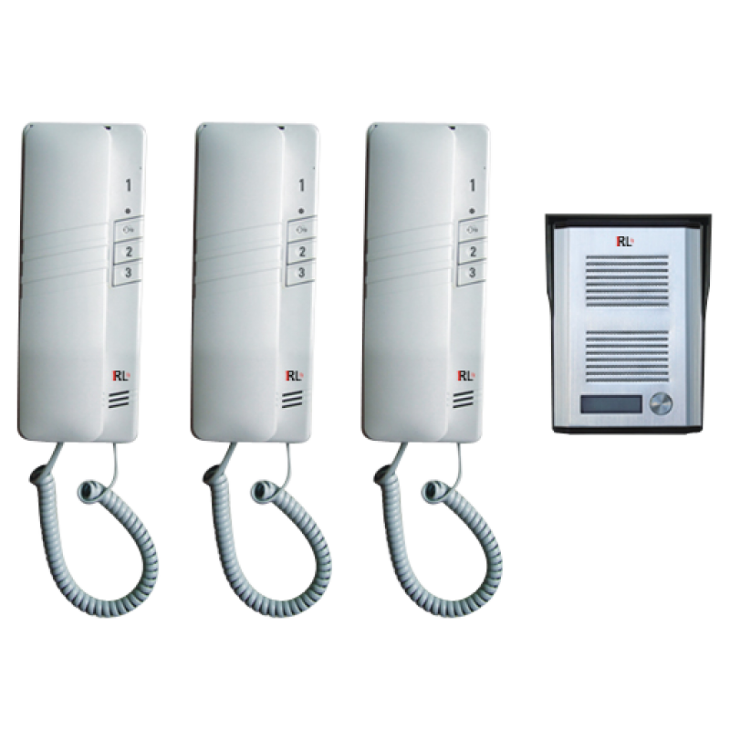 Doorphone with three indoor units RL-3203AAA