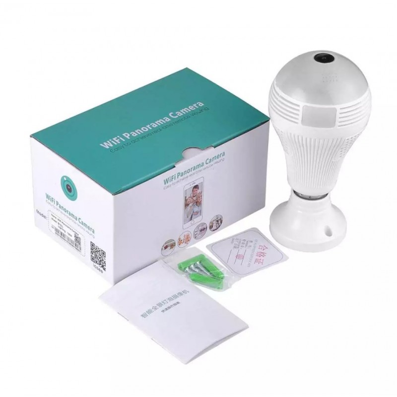 360 Degrees Wireless WiFi IP Light Bulb Camera